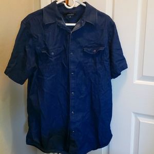 Coastal mens button down shirt xl